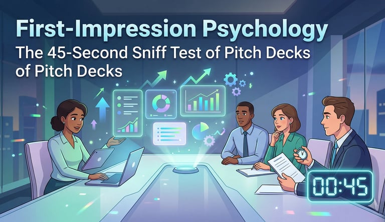 First-Impression Psychology: The 45-Second Sniff Test