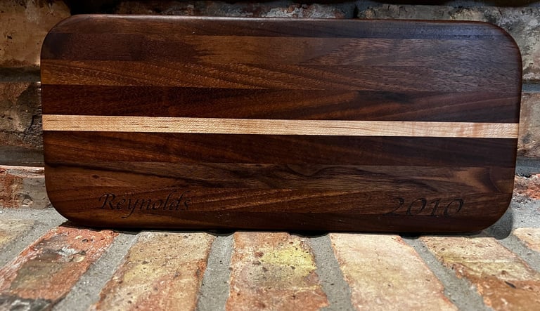 walnut maple stripe
