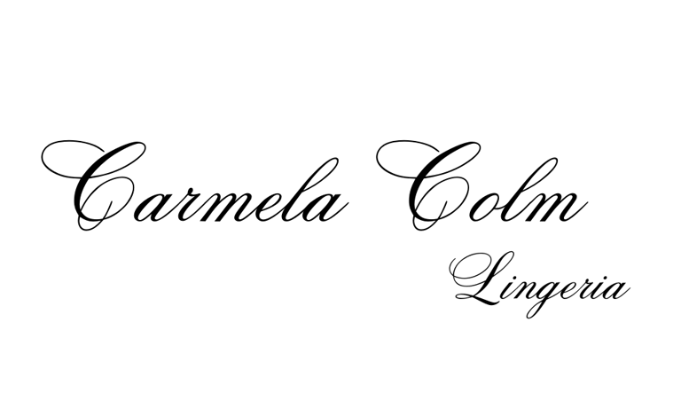 logo de la marca carmela colm estamos en capital federal