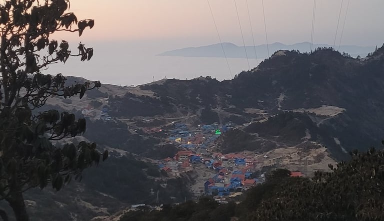 hiking, trekking, nepal, himalayas, sailung, kalinchowk, temple, shailung, kathmandu, nature