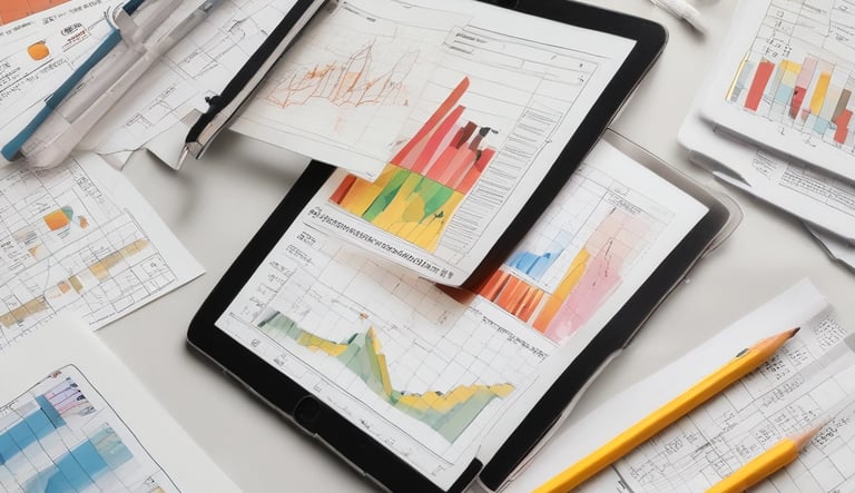 A small business owner reviewing financial charts with a fractional CFO in a cozy office.