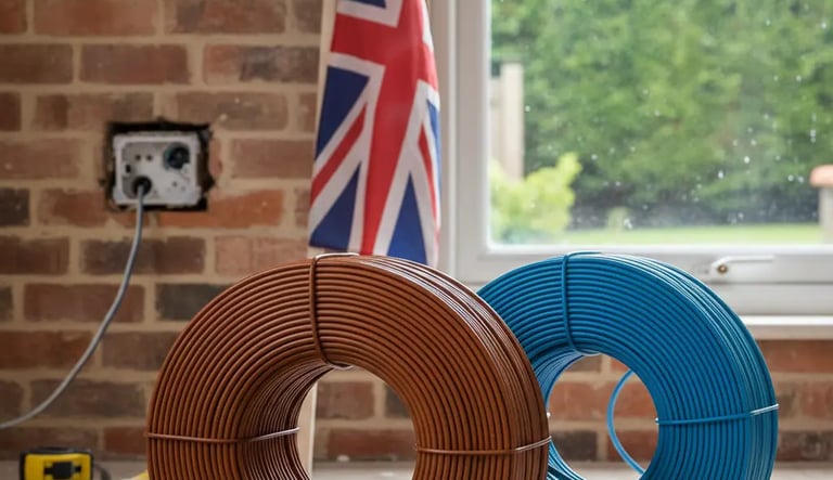 What Is the Colour of Live Wire in the UK brown and blue colour