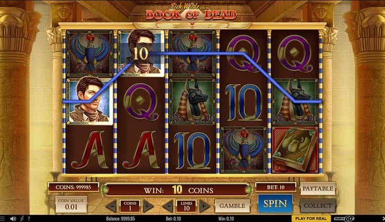 Book of dead slot casino virtual