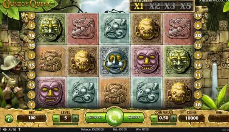 Gonzo's Quest tragaperras