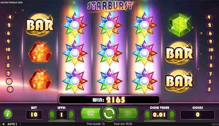 Starbust tragamonedas