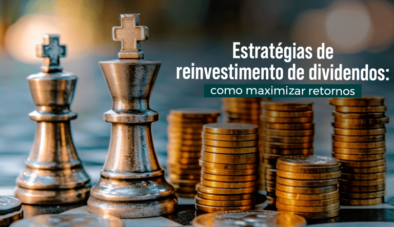 imagem mostra um tabuleiro de xadrez com um slogan publicitário