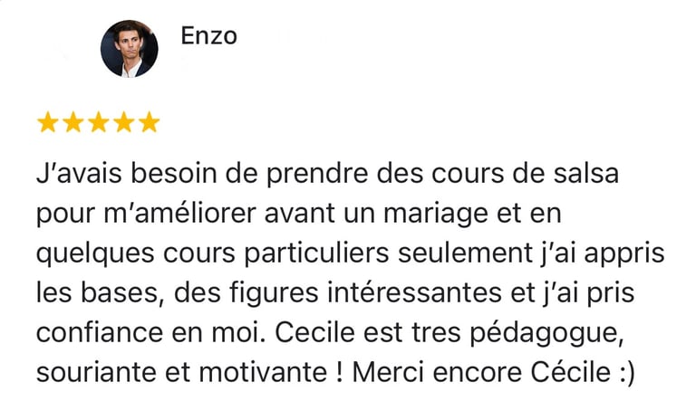 cours salsa