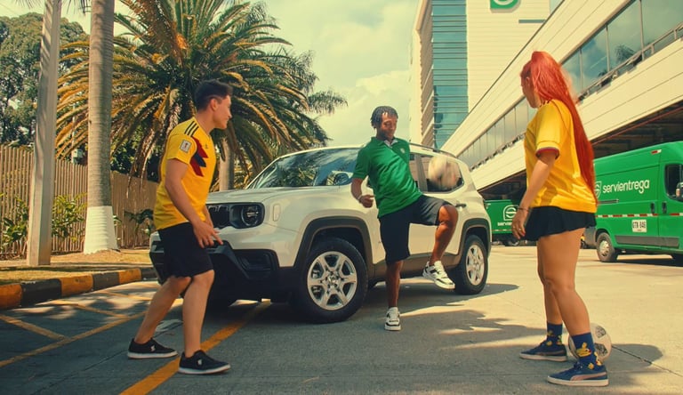 comercial servientrega golazo colombia