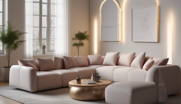 brown wooden seat beside white wooden kitchen cabinet