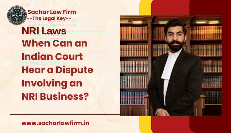 When Can an Indian Court Hear a Dispute Involving an NRI Business?