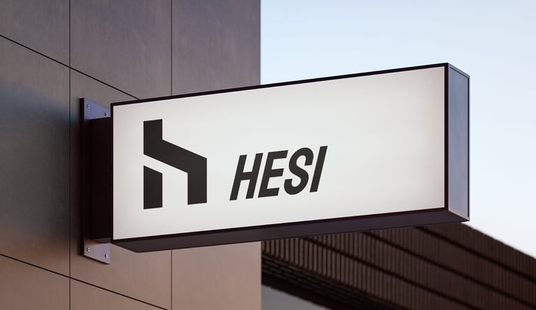 Lightbox sign HESI