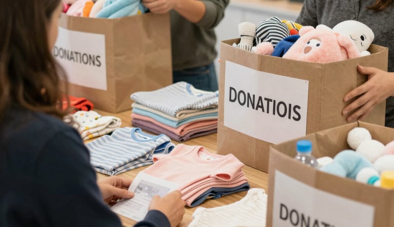 A close-up of hands holding an open book with a glowing light emerging from its pages.
