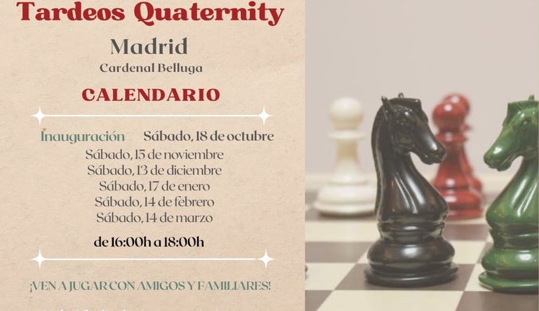Quaternity Clubs España organiza Tardeo Quaternity quedamos a jugar Quaternity