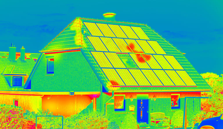 Inspection thermographique maison et panneaux solaires