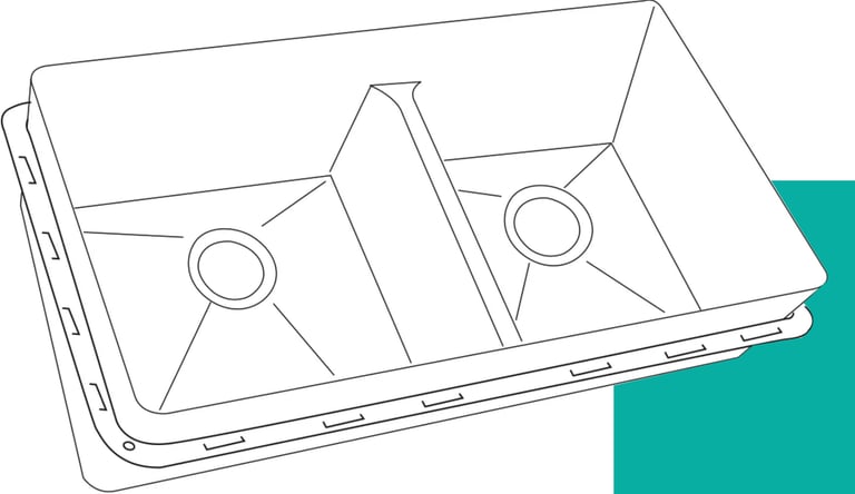 Kitchen Sink Line art