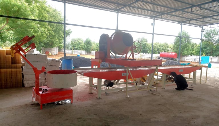 Paver block making machine