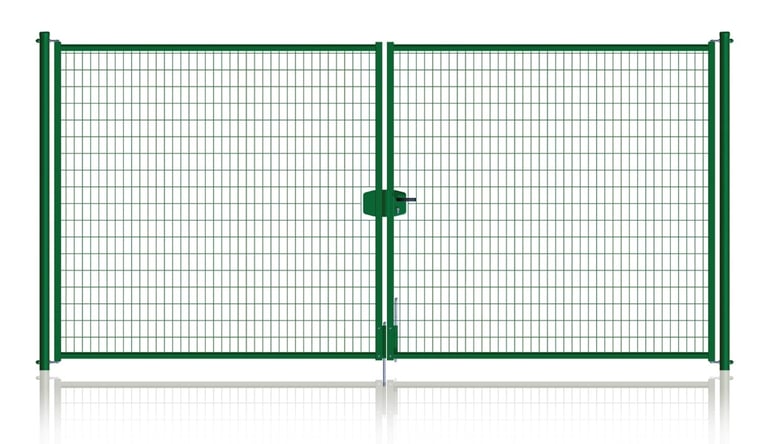 portal battant 2 vantaux grillagé