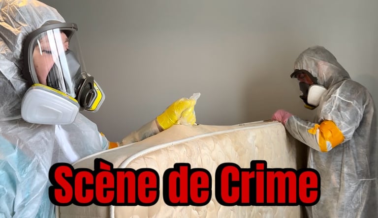 Nettoyage professionnel, après décès et scène de crime