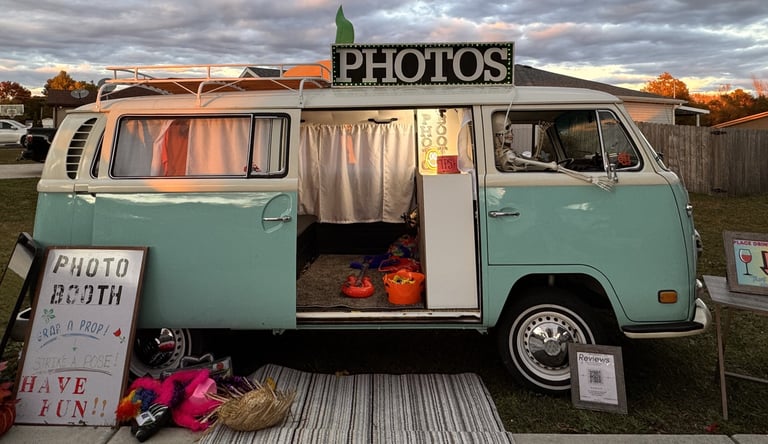 How much is it for VW Bus photo booth rental - pricing