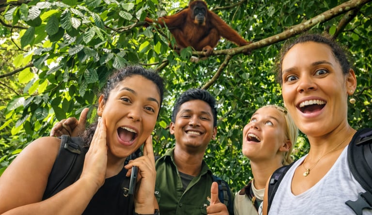 Trekking orangutan tours sumatra