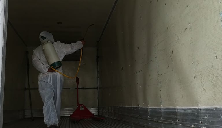 fumigacion en unidades de carga