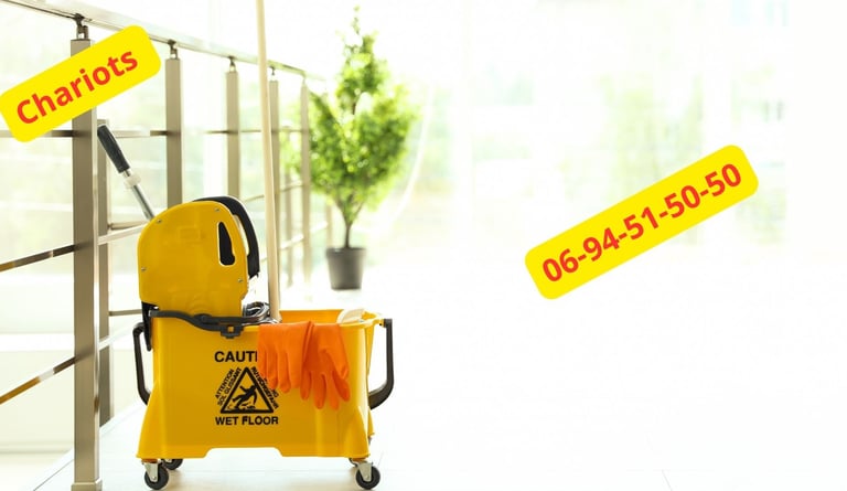 Chariot Poubelle Plastique Maroc