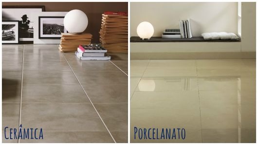 Piso simples vs porcelnato