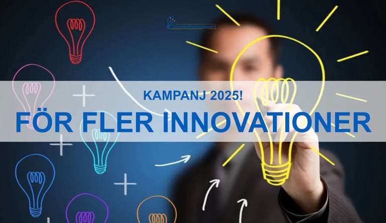Kampanjbild för fler innovationer snabbare