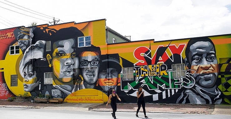 Black Lives Matter, que inspirou uma nova geração de artistas a trazer à tona questões de racismo 