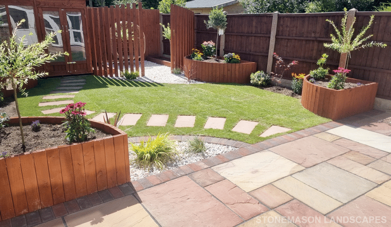 Designer Traditional Modern Circle & Curves Wooden Planters, Screen & Summer House - Gidea Park