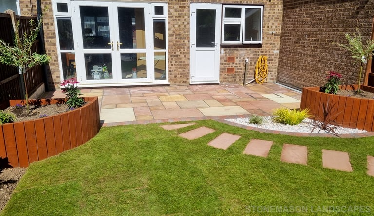Designer Traditional Modern Circle & Curves Wooden Planters, Screen & Summer House - Gidea Park