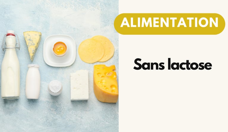 Alimentation sans lactose