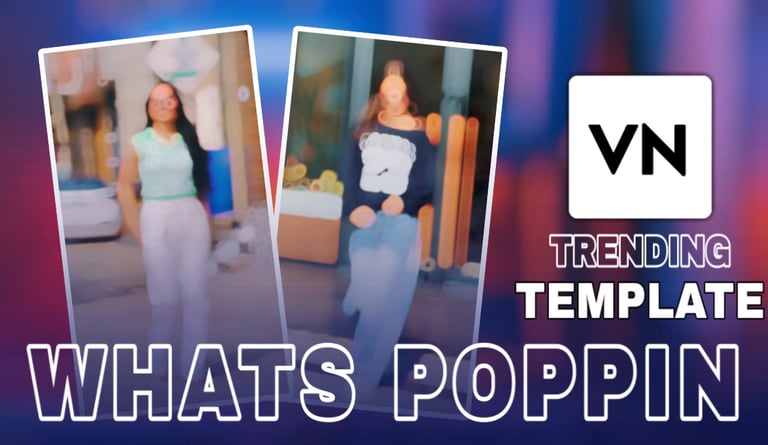 Whats Poppin VN Template