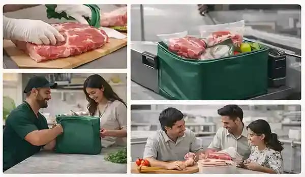 “Fresh meat securely packed for doorstep delivery Sri Lanka”