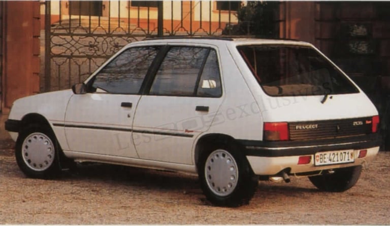 Brochure Peugeot 205 Elegance