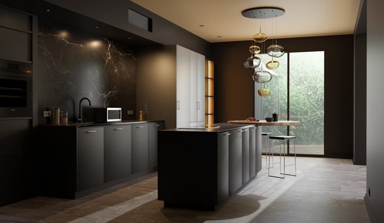 Illustration 3D réaliste d’un aménagement urbain au Havre