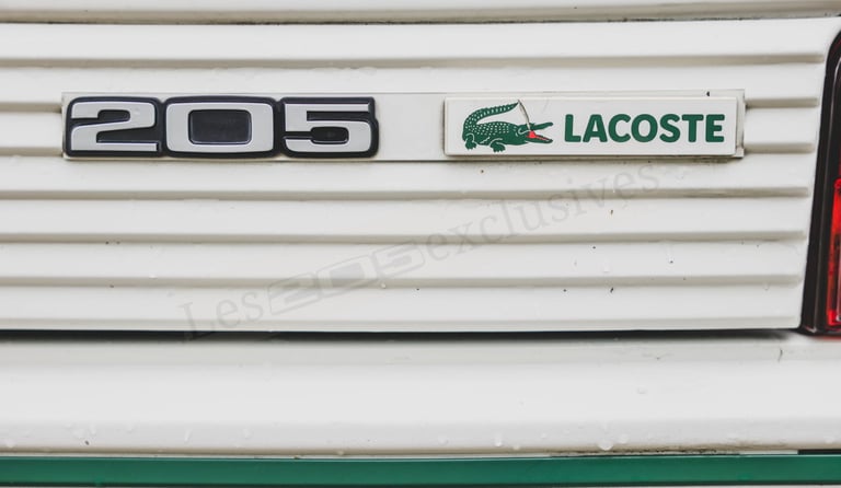 Peugeot 205 Lacoste