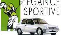 Brochure Peugeot 205 Green Suisse