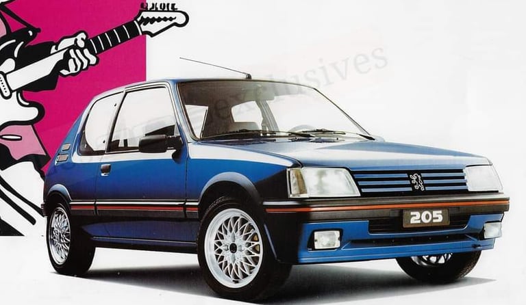 Brochure Peugeot 205 GTI Miami