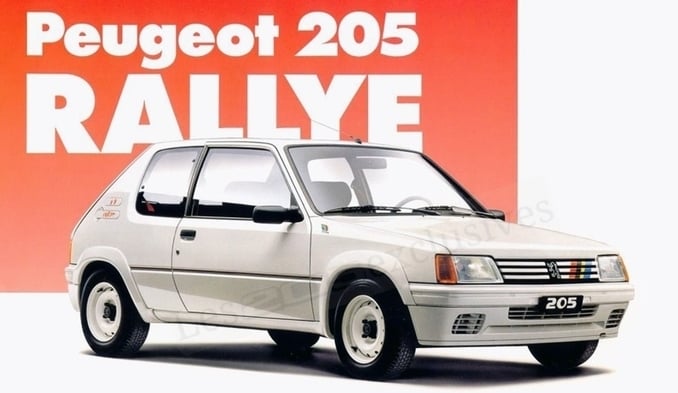 Brochure Peugeot 205 Rallye Suisse