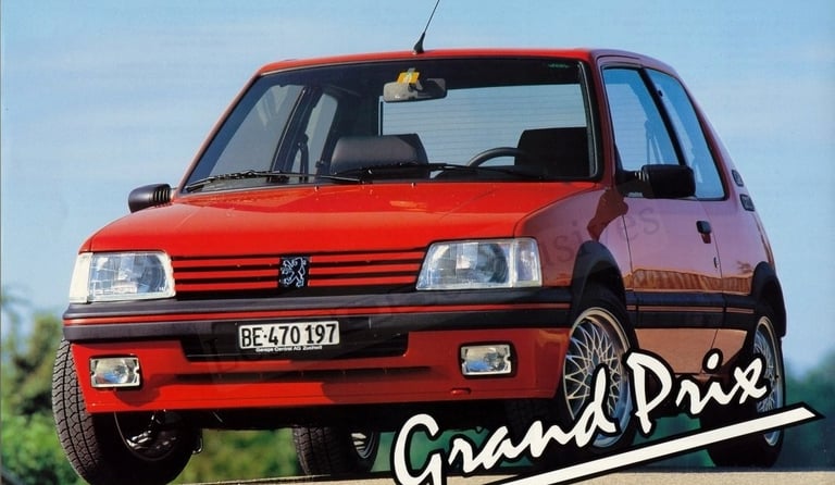 Brochure Peugeot 205 GTI Grand Prix