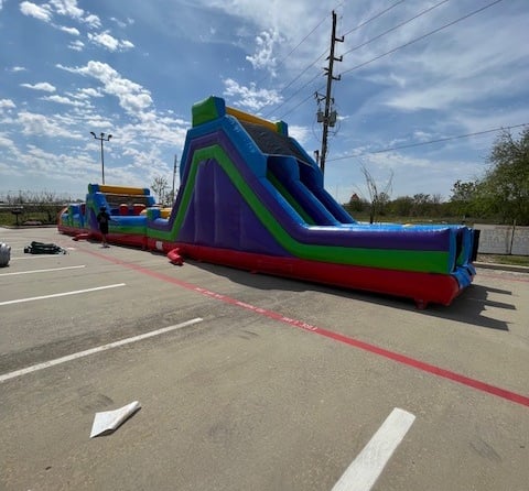 72ft obstacle course