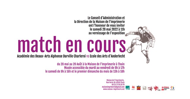 exposition Match en cours au musée de l'imprimerie