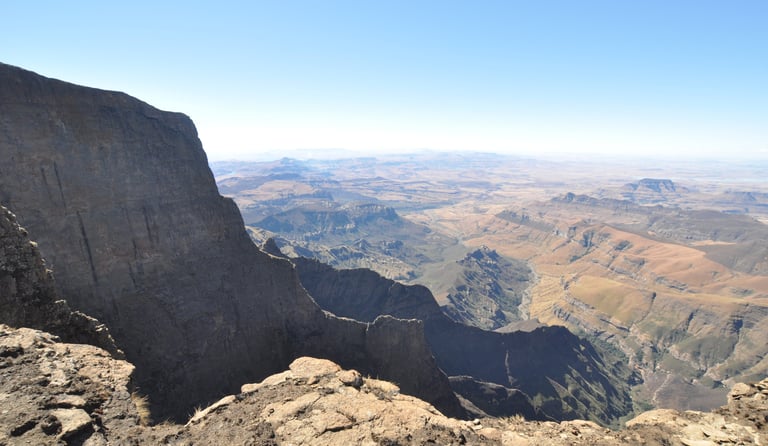  top of the Drakensberg Amphitheatre Plateau, South Africa