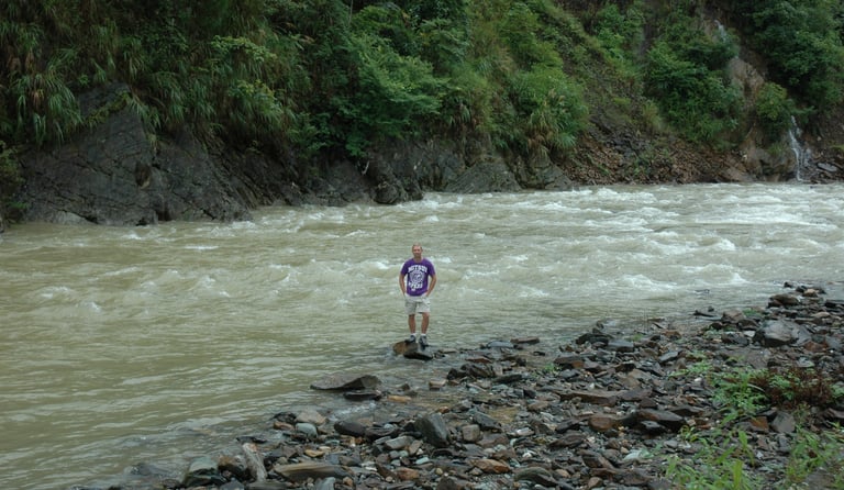 Huangluo Yao Village river, China