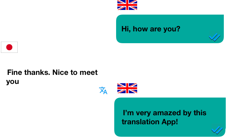 English chat translation