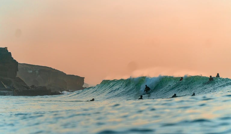 Surfers in Ericeira