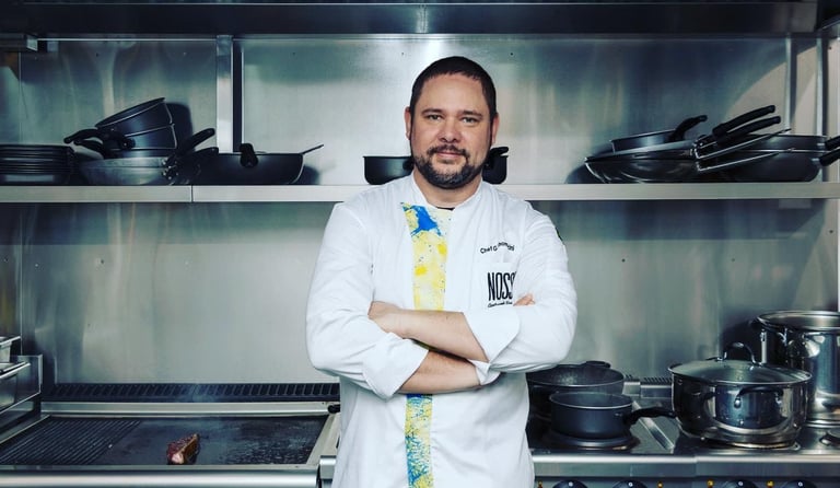 chef thomazini at nossa restaurant