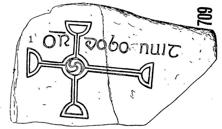 Clonmacnois Runestone 709 - Barony of Garrycastle, County of Offally, Ireland
