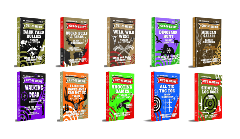 a variety of books on display in a row